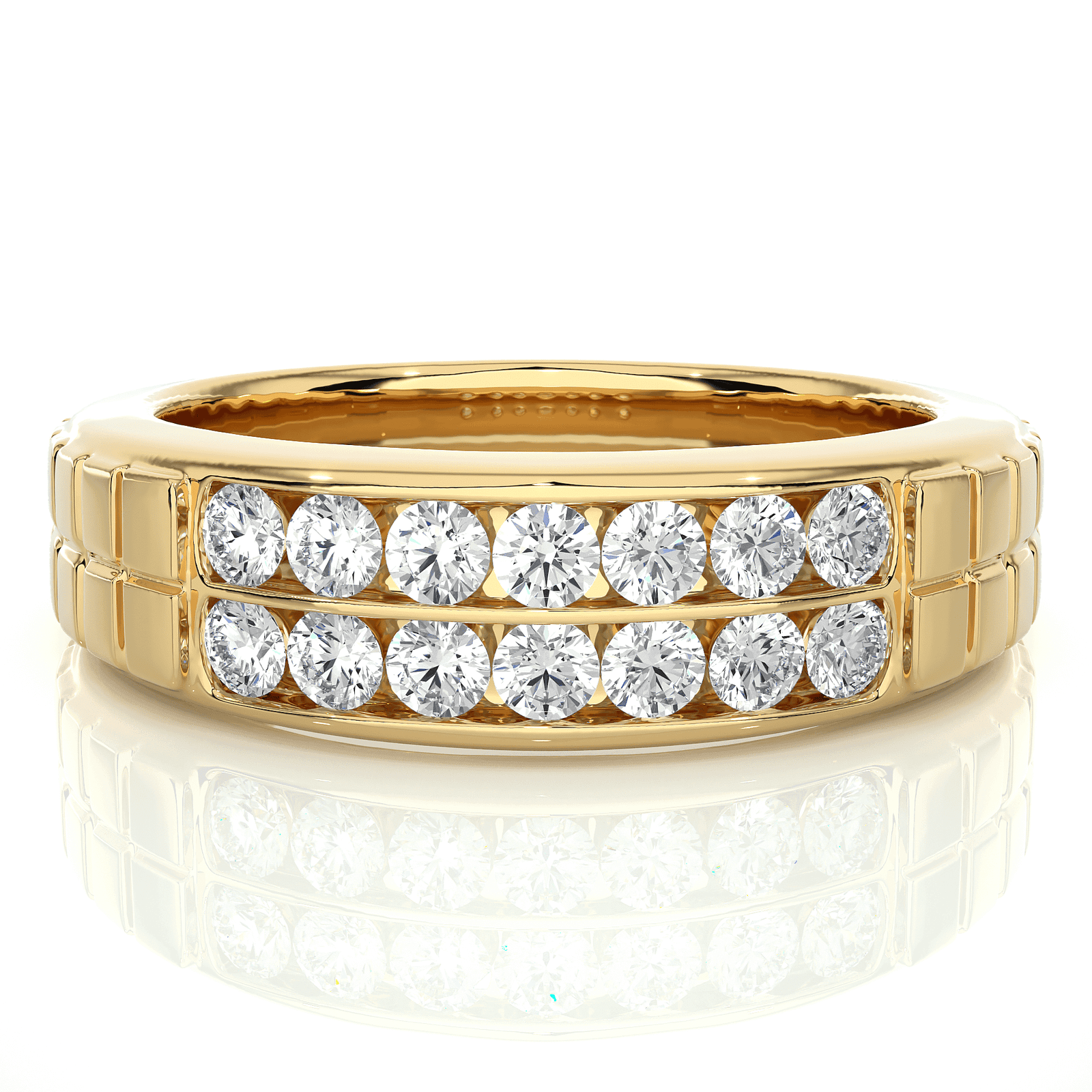 Lab Grown CVD Diamond Men’s Wedding Band Gift