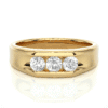 CVD Diamond Men’s Wedding Band Ring Reeva Rare Brand