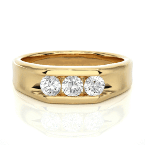CVD Diamond Men’s Wedding Band Ring Reeva Rare Brand