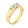 mens channel set diamond gold ring reeva rare neat design