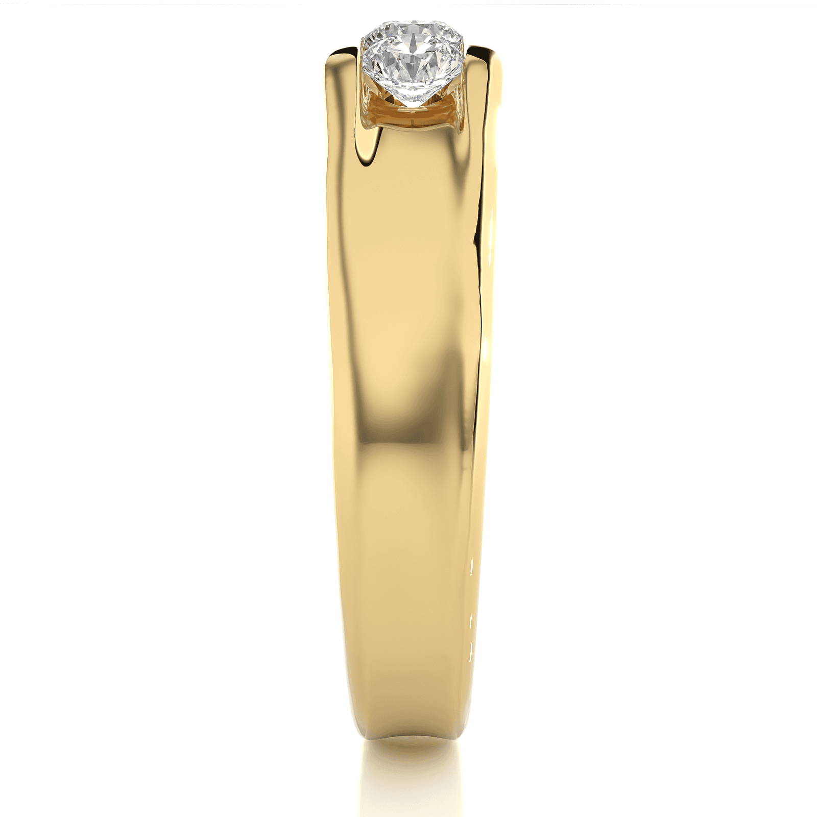 mens rectangular diamond gold ring reeva rare modern cut