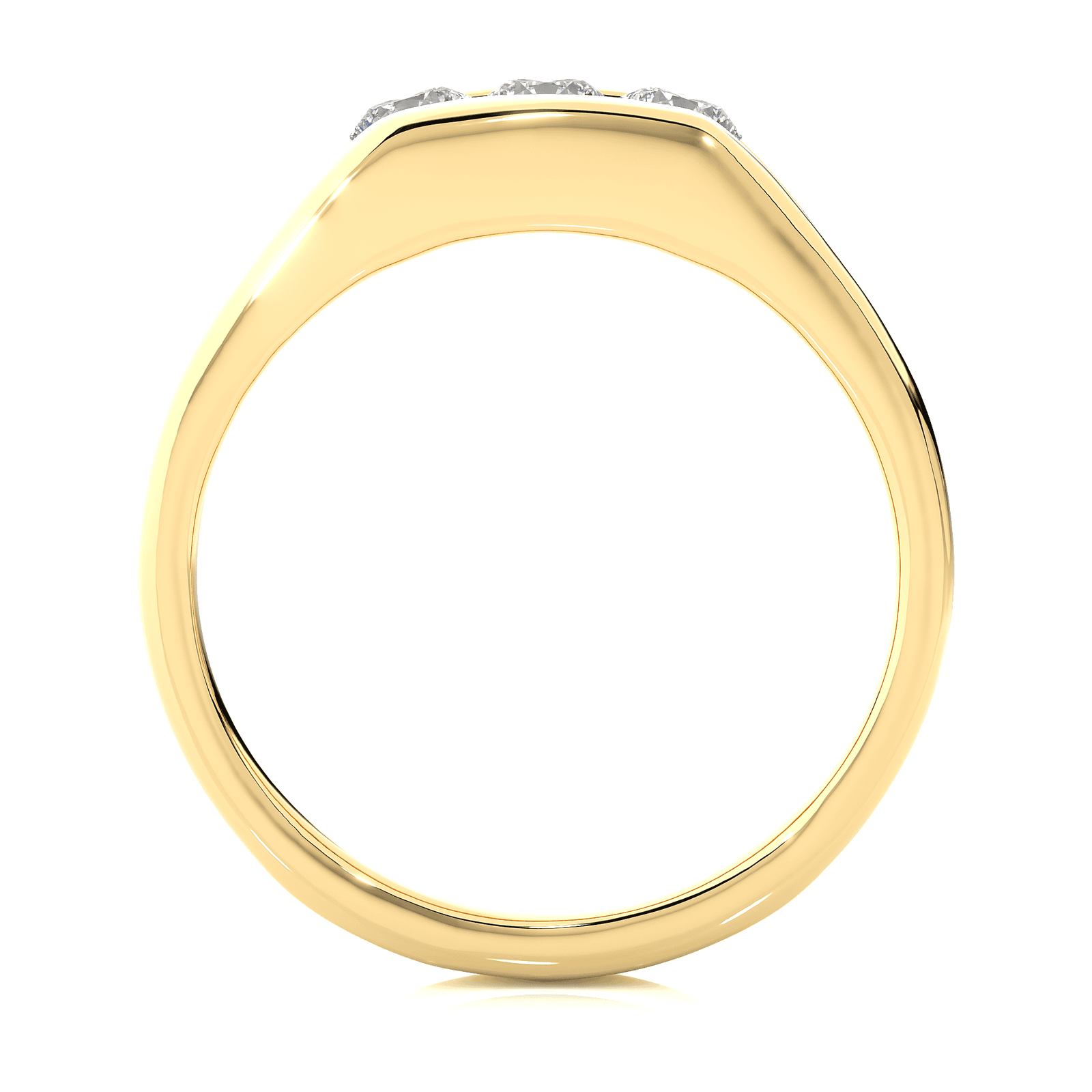 mens diamond white gold ring reeva rare cool modern style