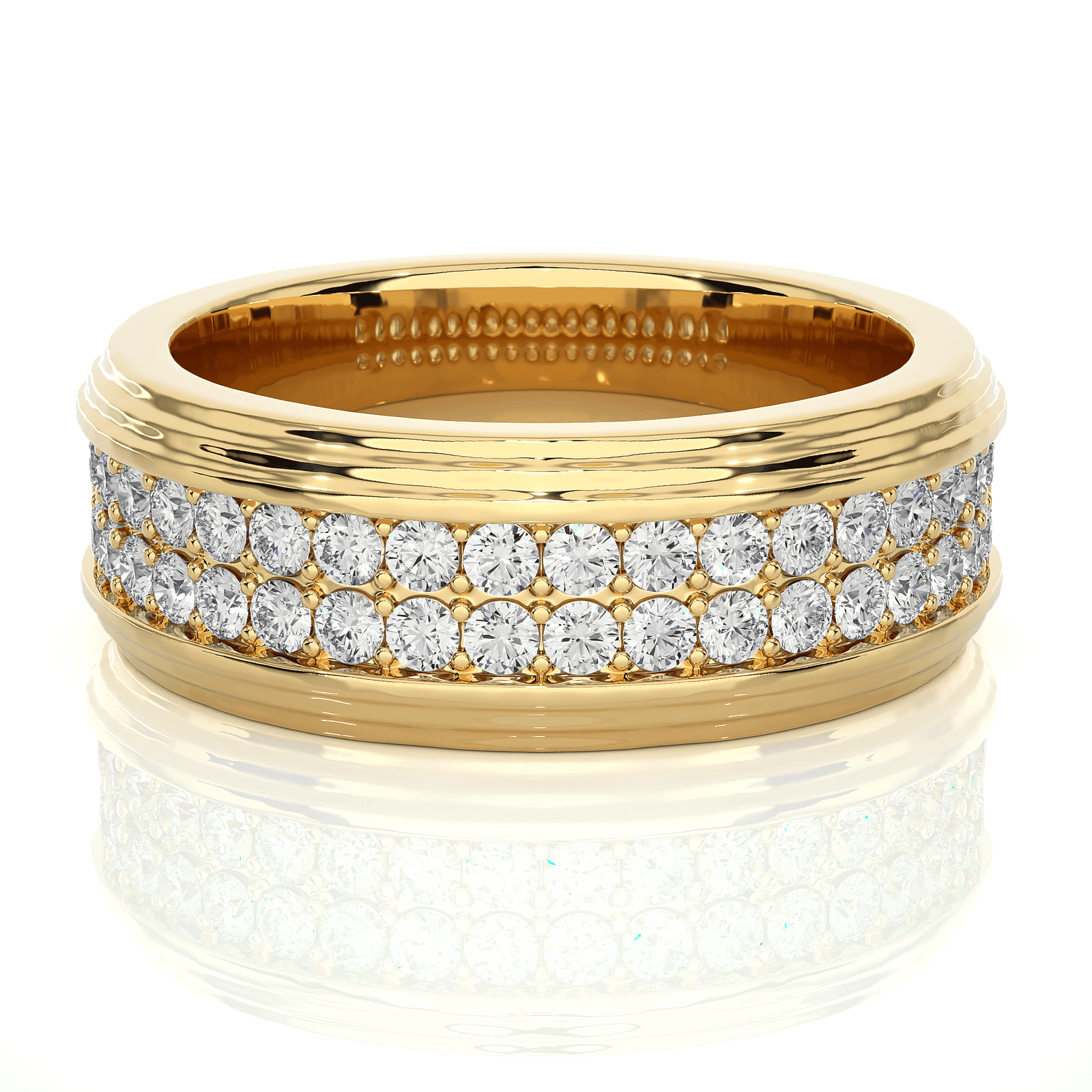 Lab Grown CVD Diamond Comfort Men’s Band Gift in New York