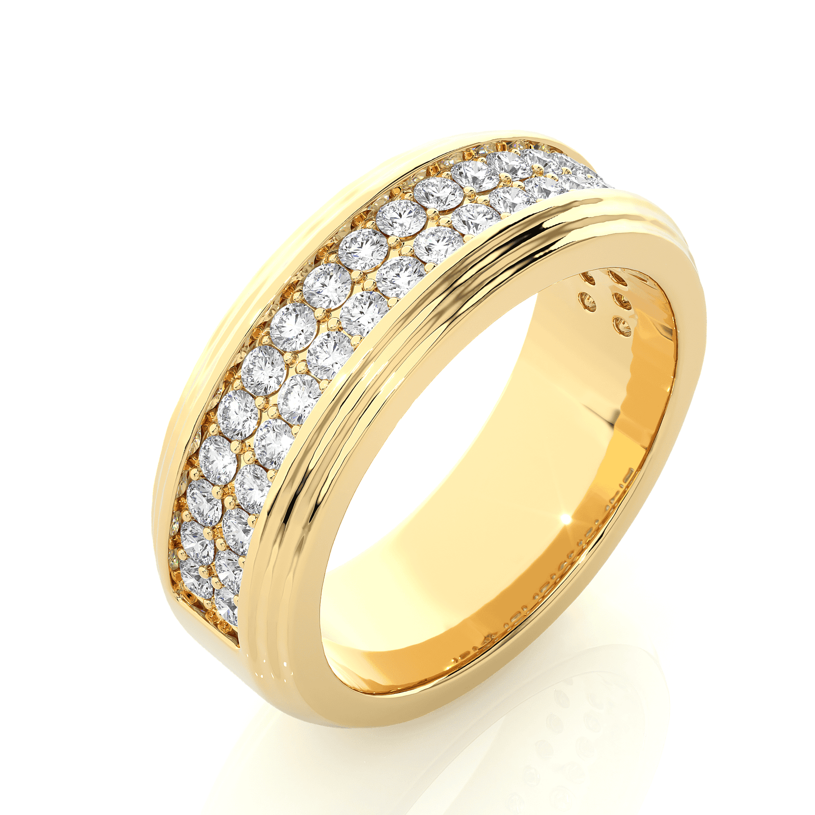 mens diamond gold ring reeva rare luxury handcrafted strong design