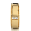 Mens diamond eternity gold ring reeva rare premium continuous shine