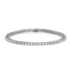 Reeva Rare Asscher Diamond Line Bracelet Asscher diamond line bracelet reeva rare global delivery perfect anniversary gift