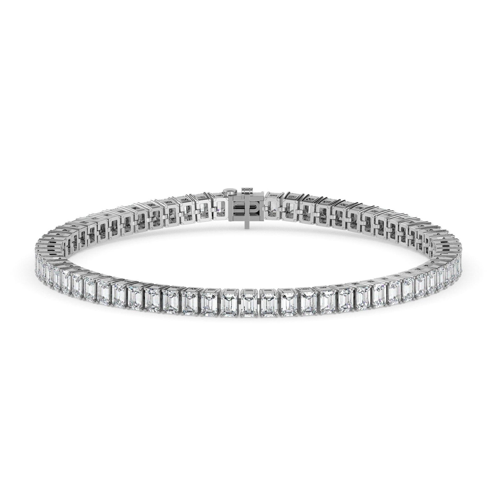 Emerald diamond tennis bracelet reeva rare worldwide delivery gift for her luxury jewelry