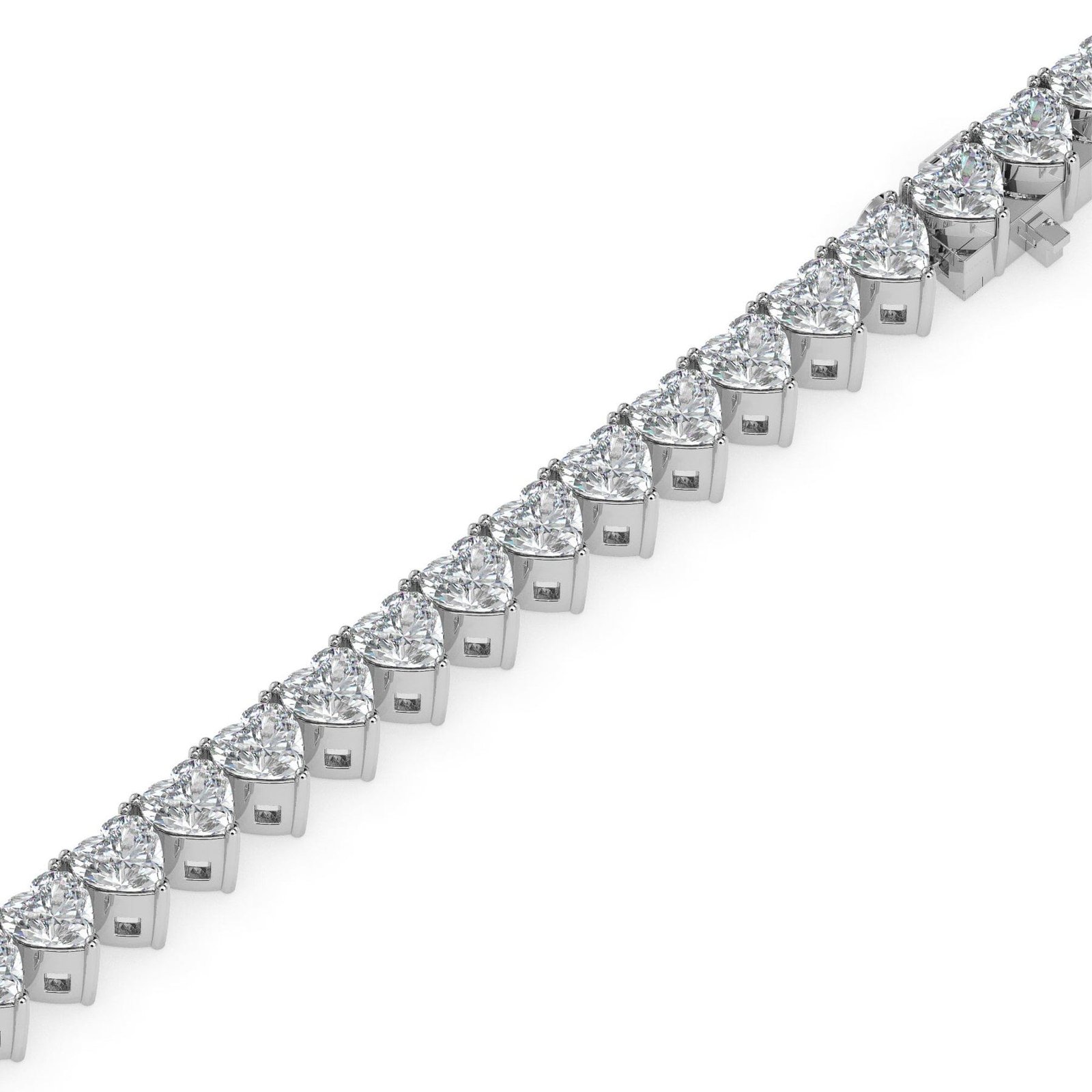Romantic Heart Diamond Bracelet