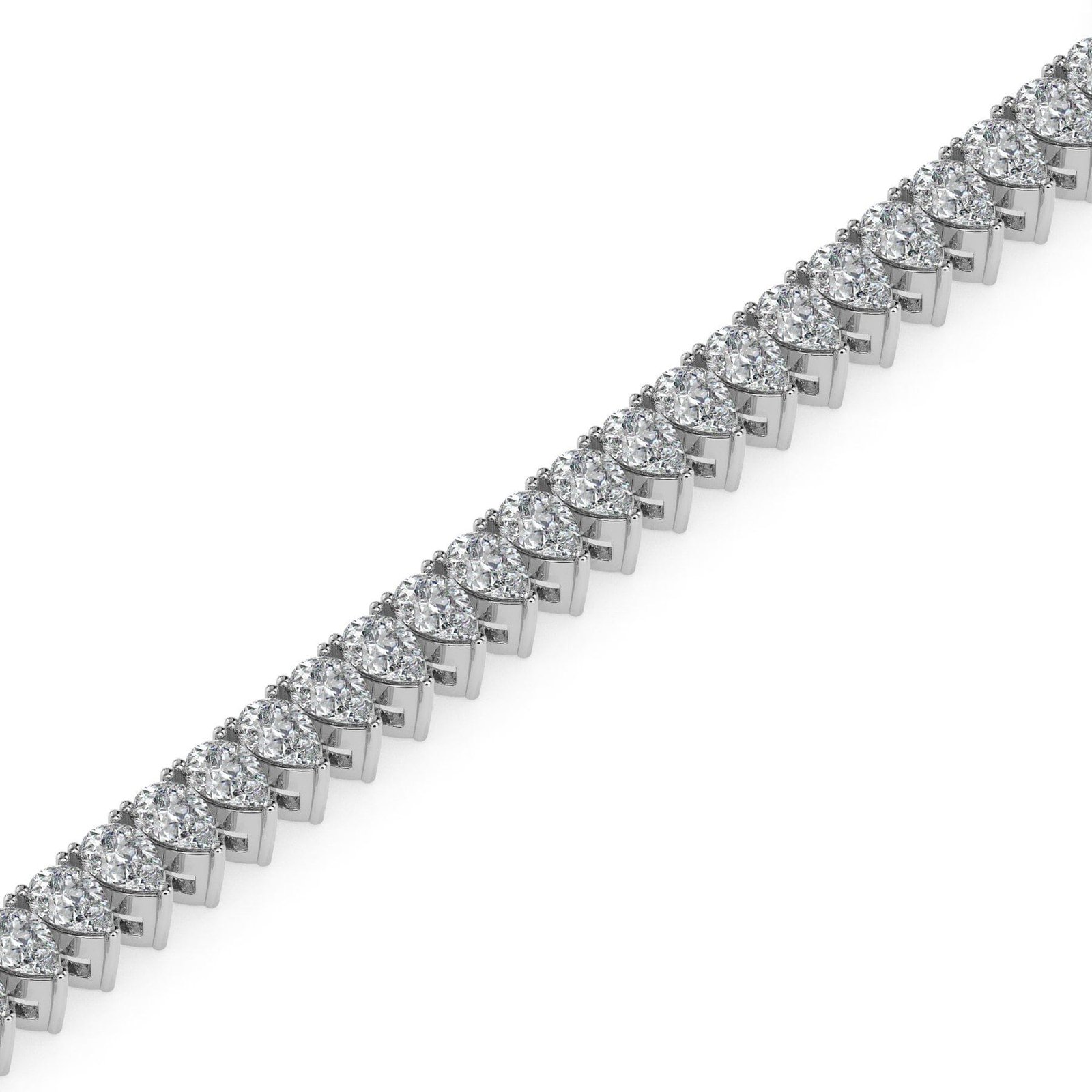 Pear cut diamond gold bracelet reeva rare premium womens jewelry gift for her