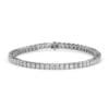 Reeva Rare Minimal Radiant Solitaire Gold Bracelet Radiant solitaire gold tennis bracelet reeva rare minimal rectangular diamond jewelry