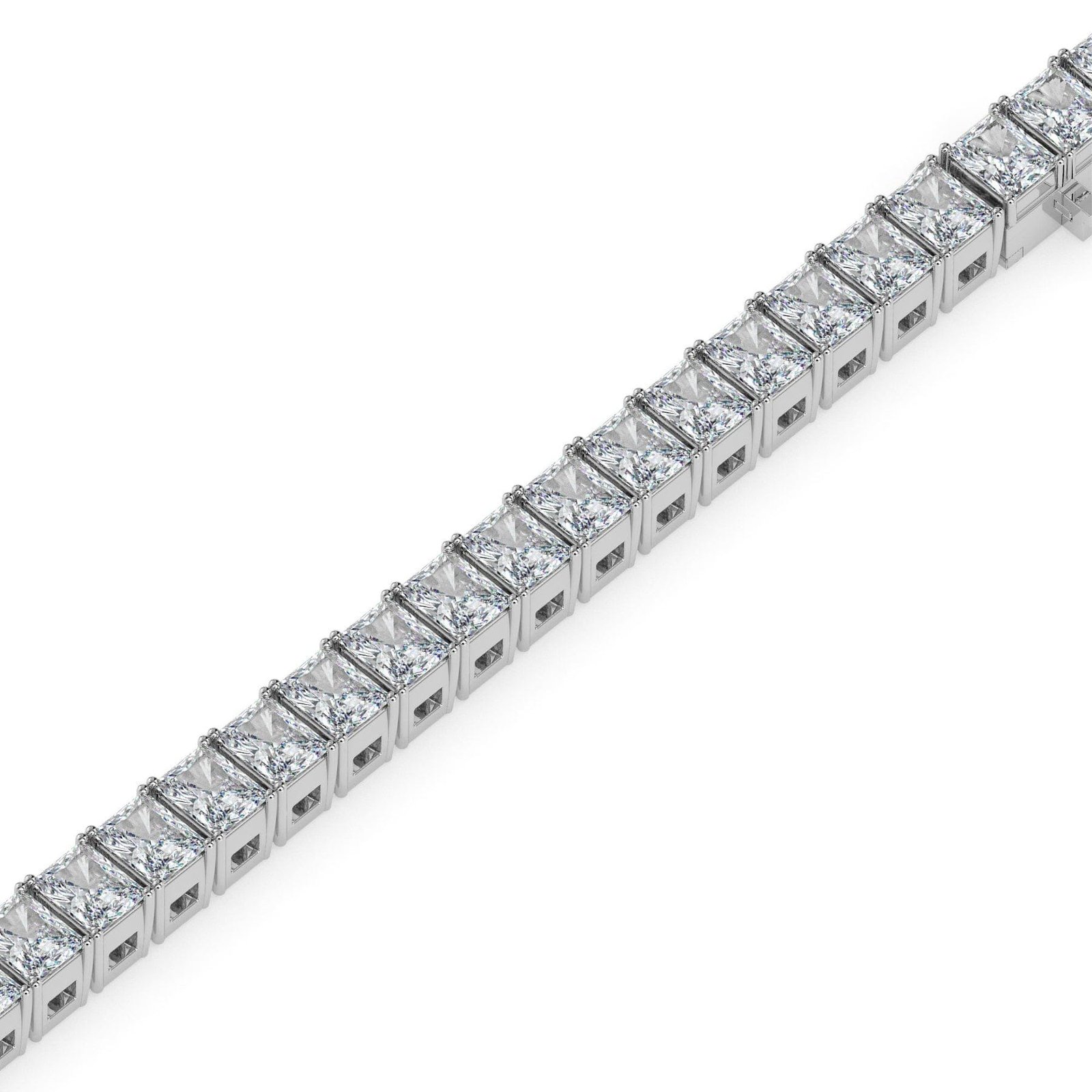 Radiant cut luxury gold bracelet reeva rare handcrafted premium sparkle