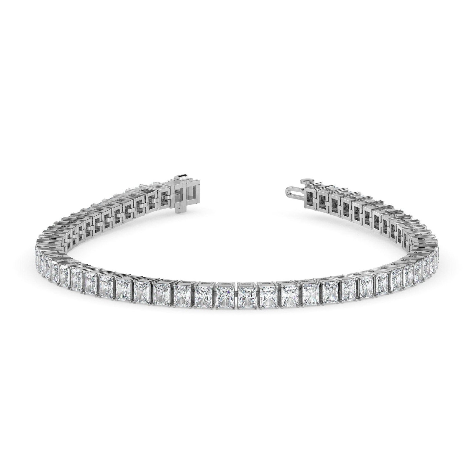 Radiant diamond classic gold tennis bracelet reeva rare womens luxury fine jewelry