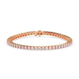 Round diamond classic tennis bracelet reeva rare worldwide shipping gift for women