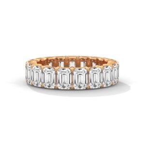 CVD diamond wedding ring New York in premium gold