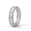 Reeva Rare Platinum Lab Diamond Wedding Band Modern