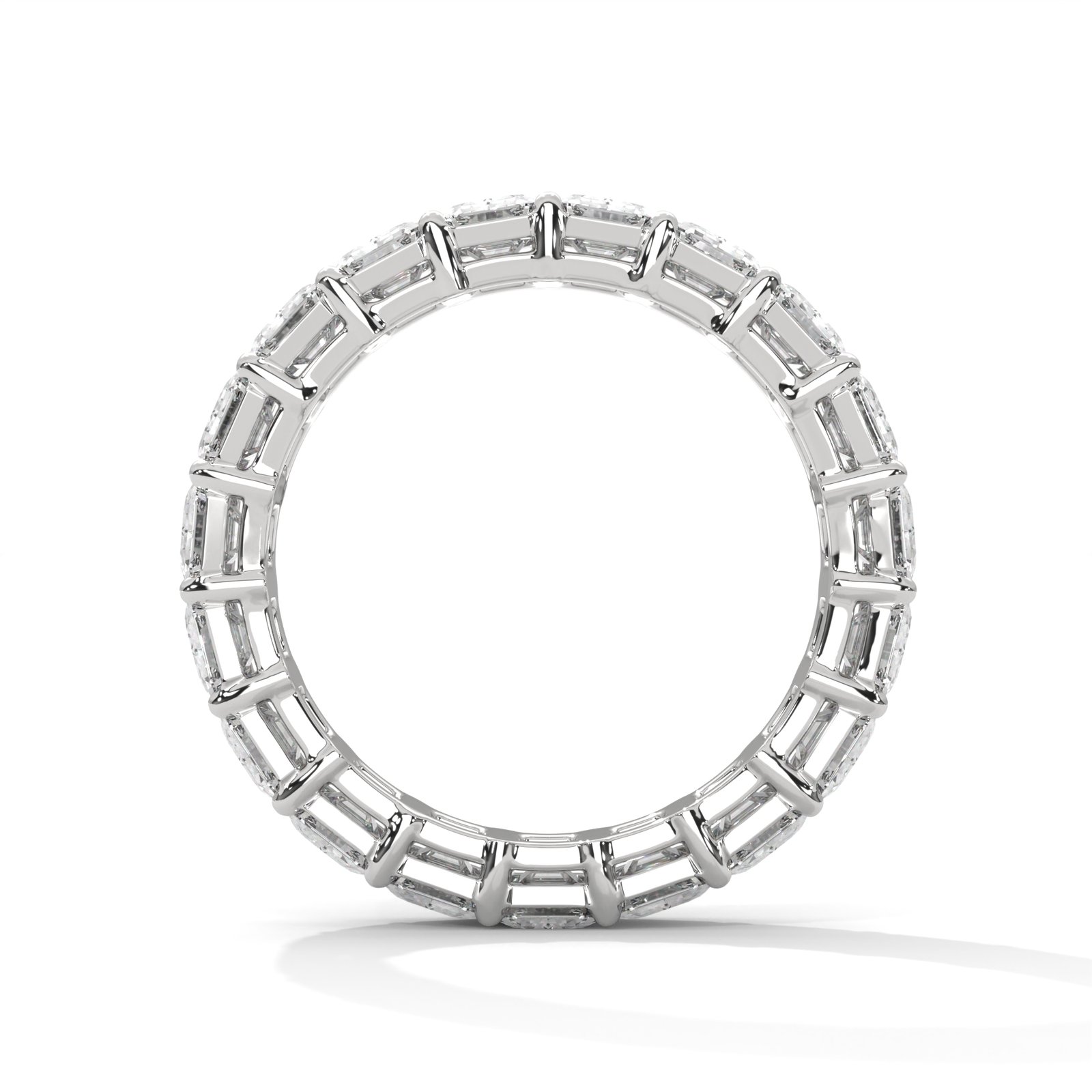 Reeva Rare White Gold Lab Diamond Wedding Band Luxury