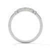 Reeva Rare Affordable Lab Diamond Wedding Band in White Gold