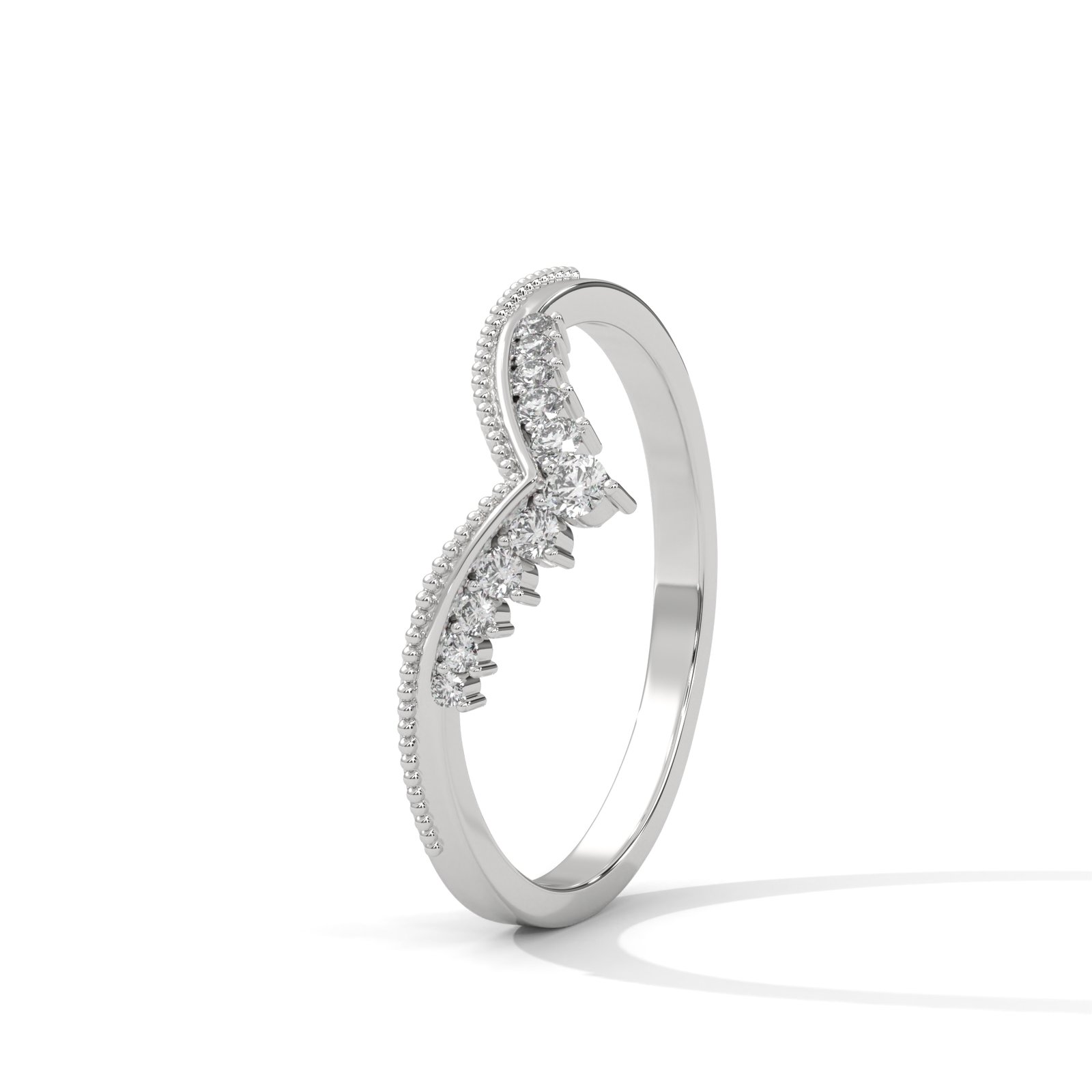 Reeva Rare Timeless Spark CVD Diamond Wedding Band