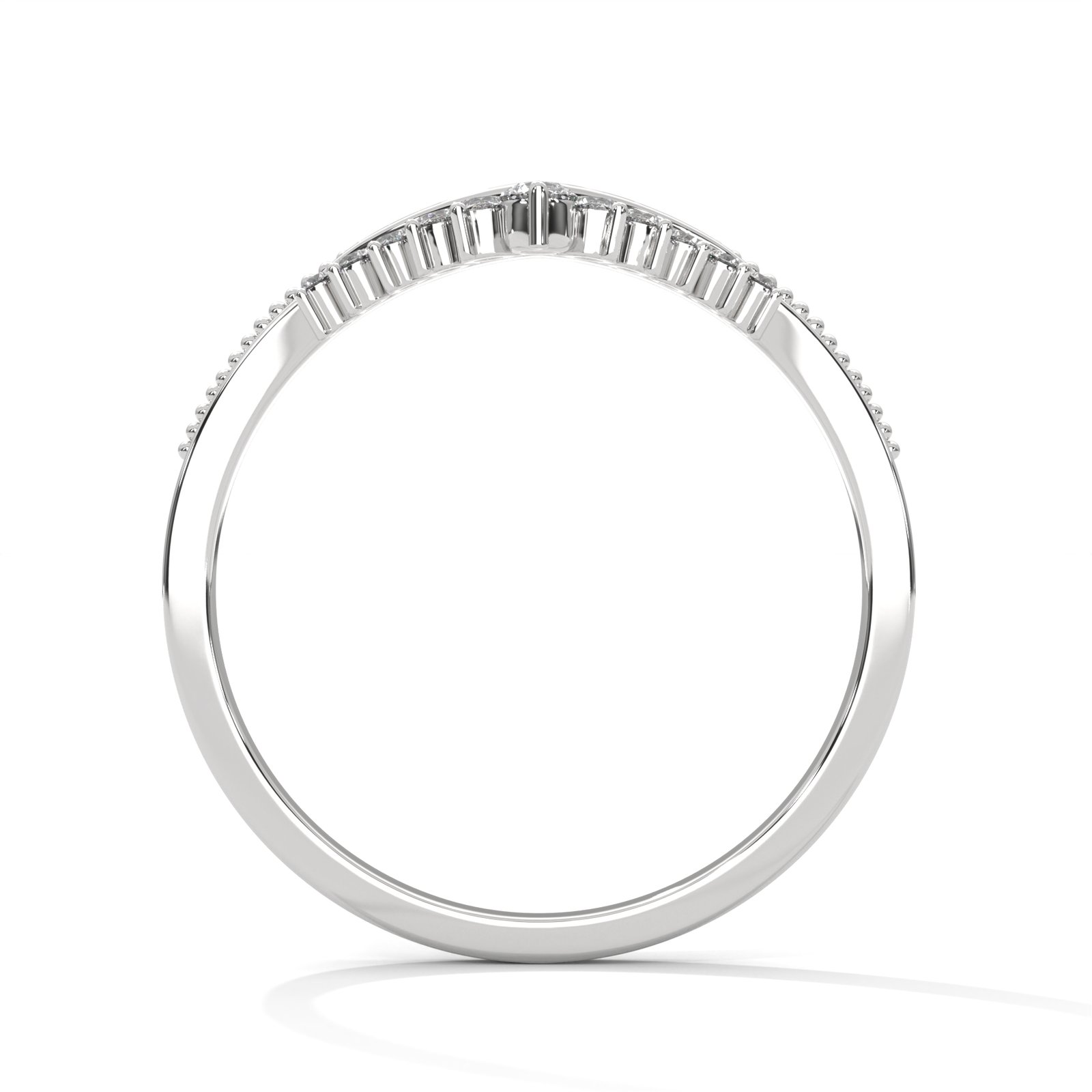 Reeva Rare Premium Glow CVD Diamond Wedding Band