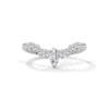Unique lab diamond band by Reeva Rare Reeva Rare Artistic Glow Lab Diamond Ring