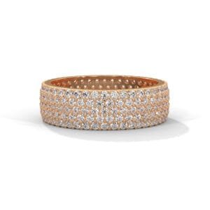 CVD diamond ring Dallas in premium gold