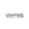 Lightweight lab diamond band by Reeva Rare for her hand Reeva Rare Delicate Lab Diamond Wedding Band