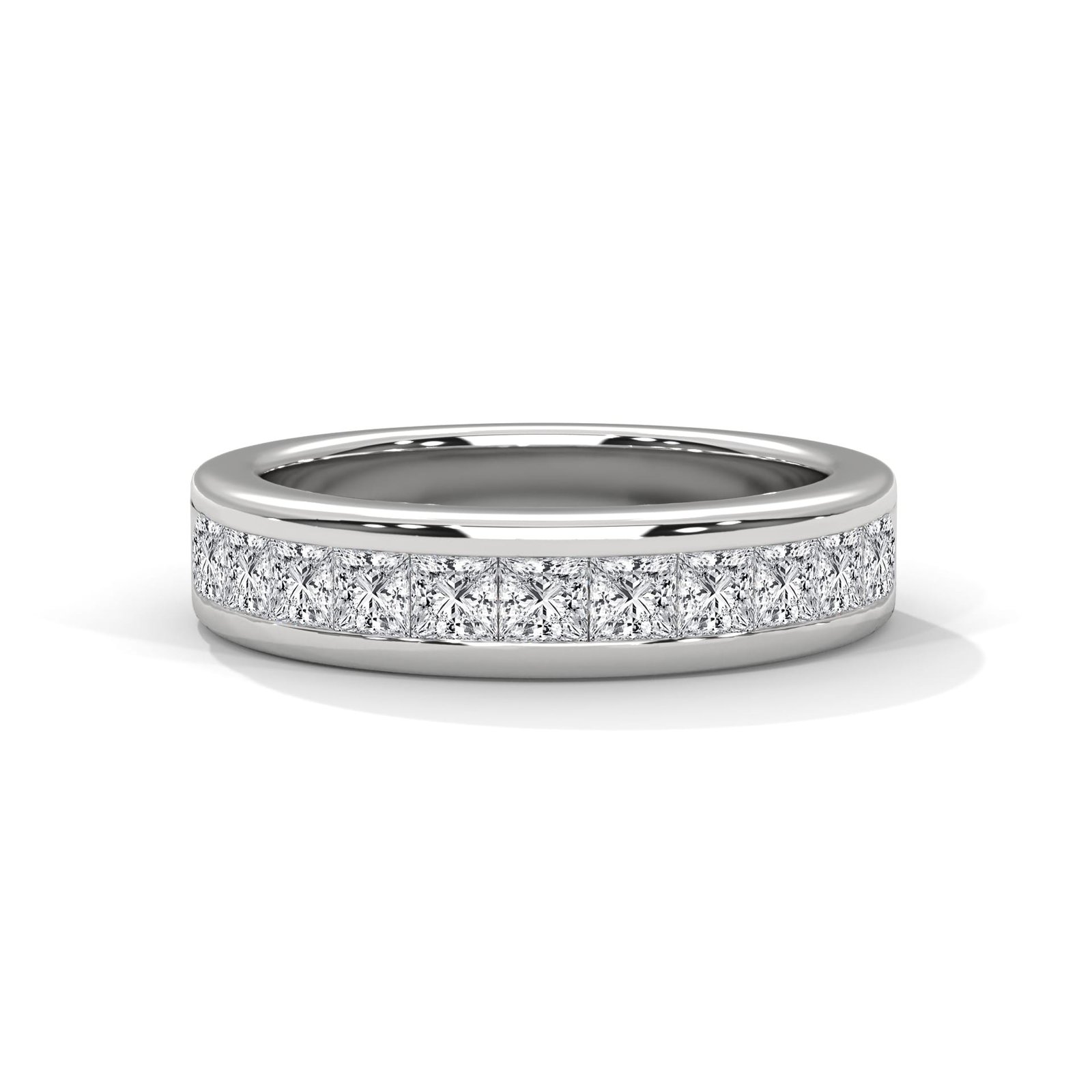 Gold anniversary band for women