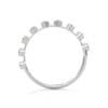 Golden diamond wedding band gift for her Golden Diamond Wedding Band Gift