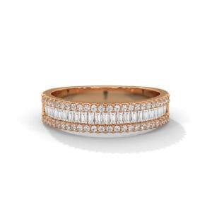 CVD diamond ring Jaipur in premium gold