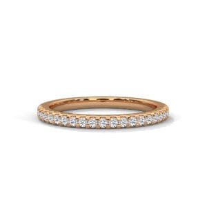 CVD diamond ring Delhi in premium gold