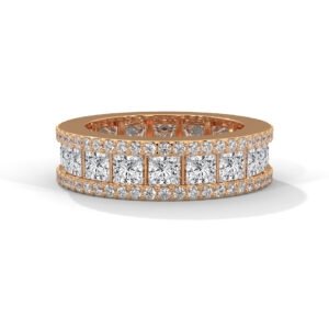 CVD diamond band Shanghai in premium gold