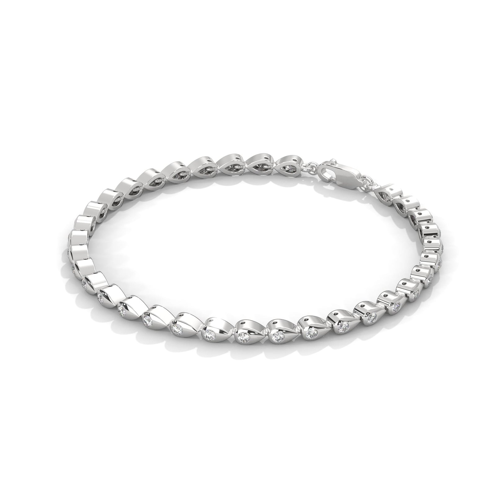 Designer Lab Grown Diamond Bracelet |