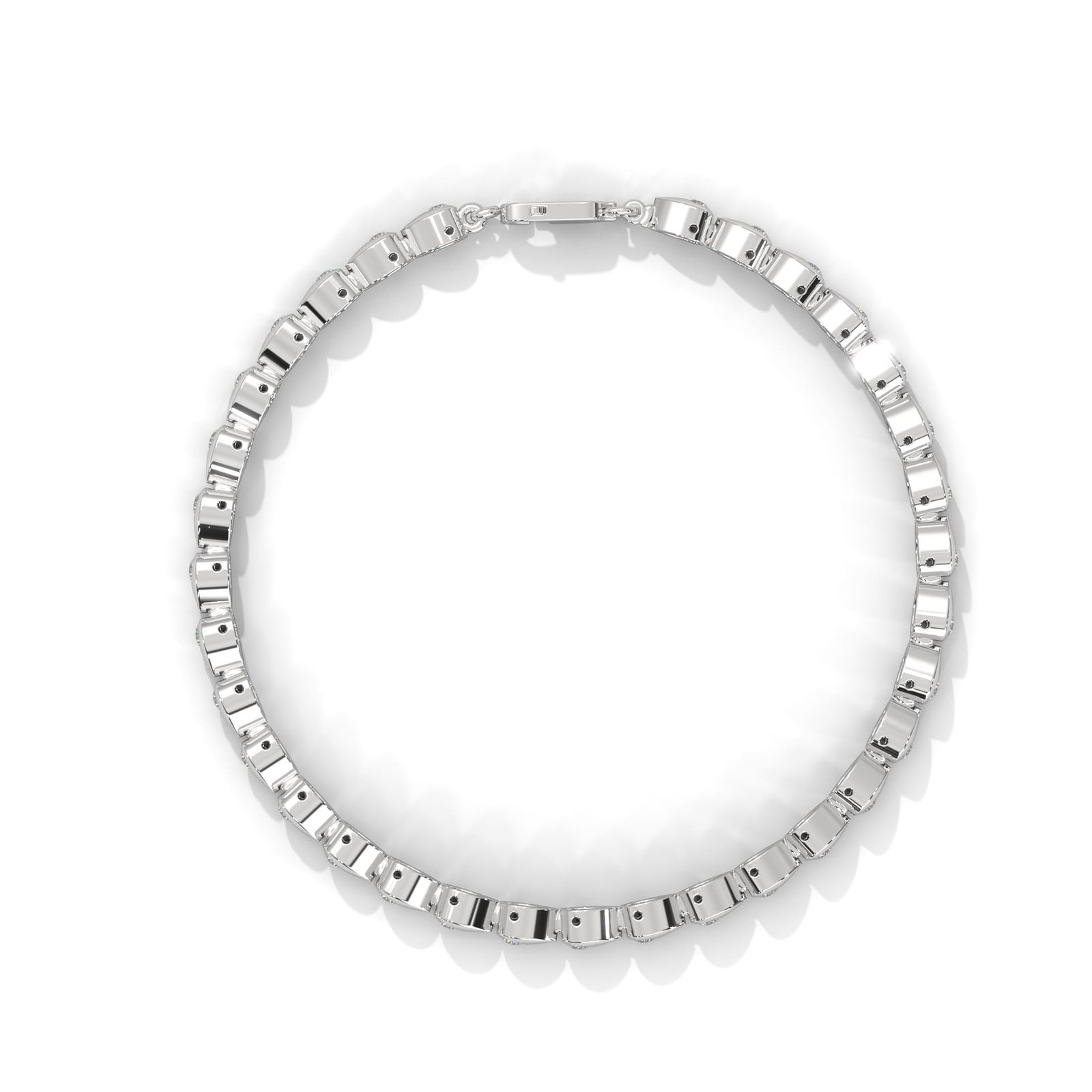 Classic gold bracelet featuring lab grown diamonds handcrafted with expert precision