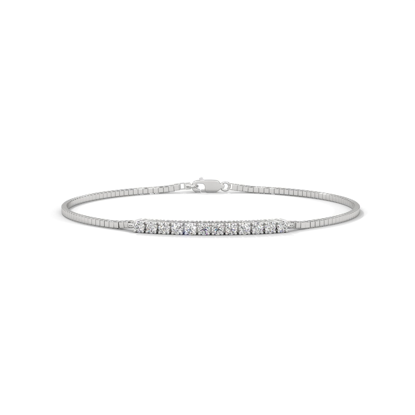Luxury lab grown CVD diamond bracelet by Reeva Rare for weddings, anniversaries, special occasions, and elegant gifting.