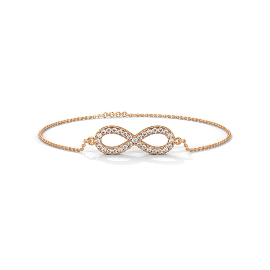 CVD Diamond Bracelet in Monaco elegant gold diamond bracelet design