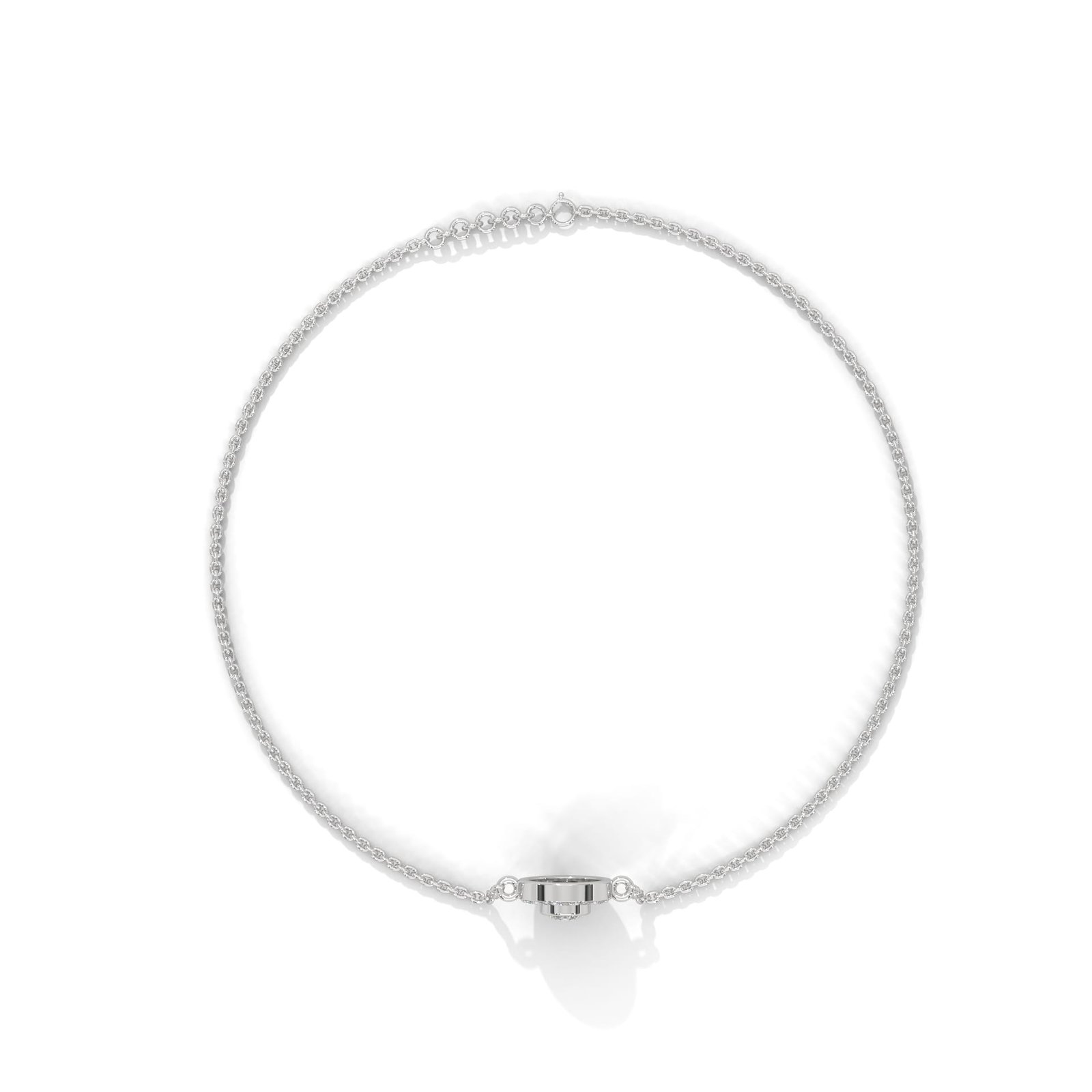 New design CVD diamond platinum bracelet handcrafted for luxury and fashion lovers