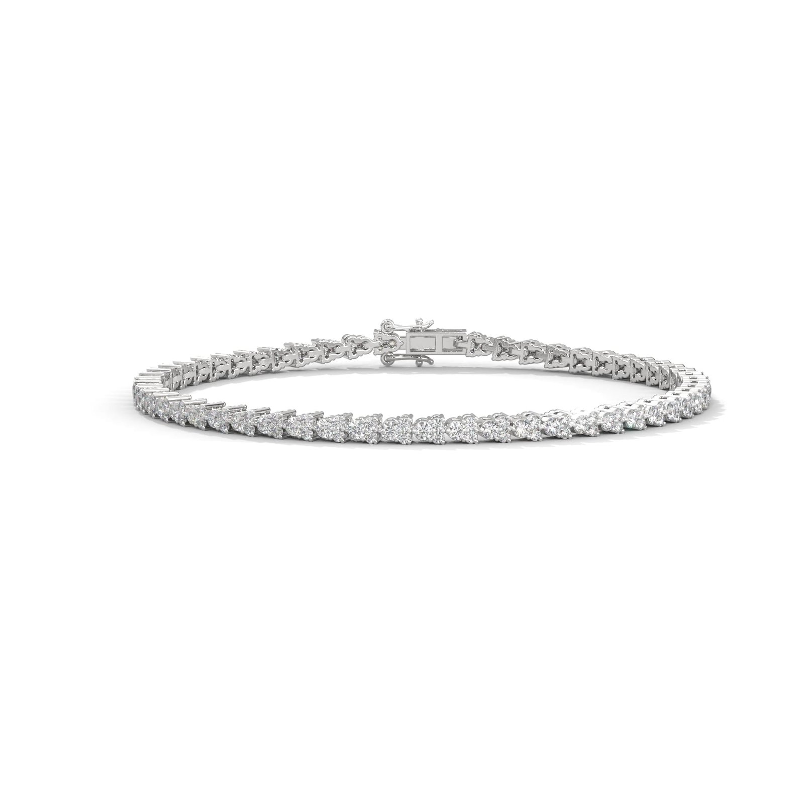 Lab grown CVD diamond bracelet by Reeva Rare for everyday elegance, weddings, anniversaries, and luxury gifting.