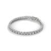 CVD diamond platinum bracelet handcrafted for luxury jewelry lovers