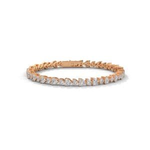 CVD Diamond Bracelet in Korea elegant gold diamond bracelet design