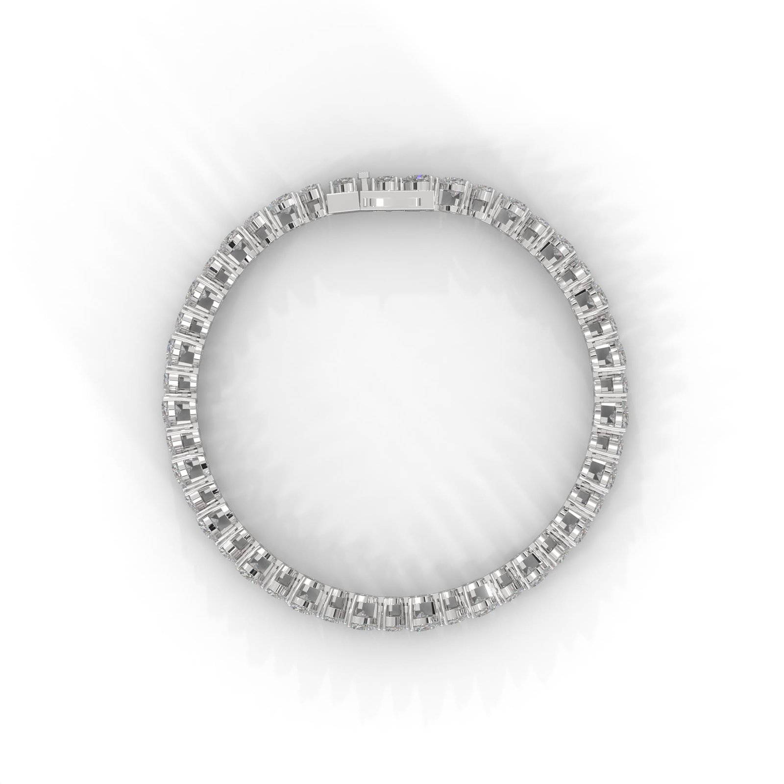 Lab Grown Diamond Platinum Bracelet | Jewelry