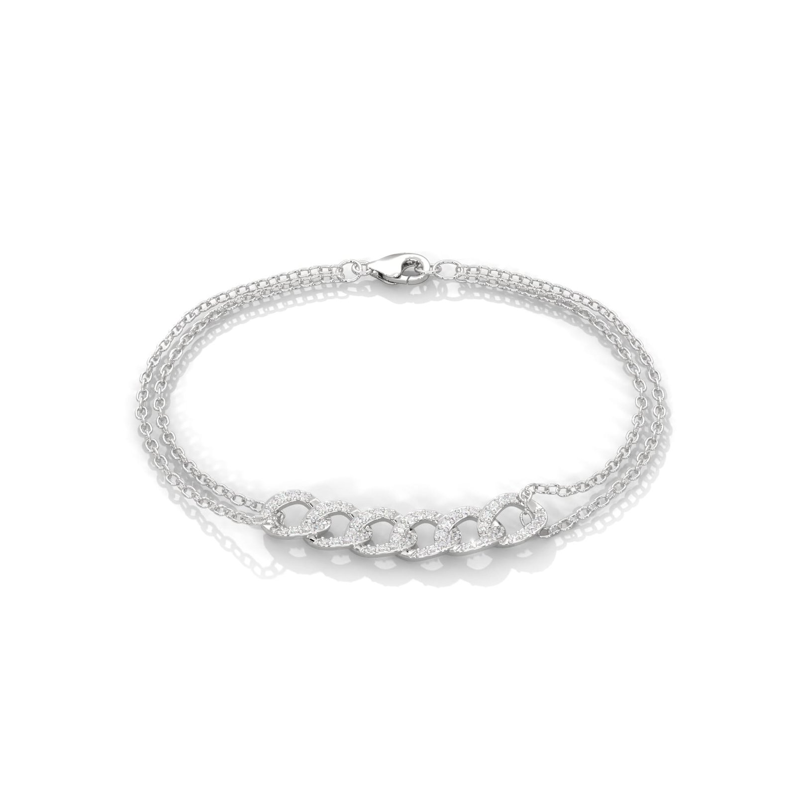 Elegant handcrafted CVD diamond bracelet from Reeva Rare brand for timeless beauty