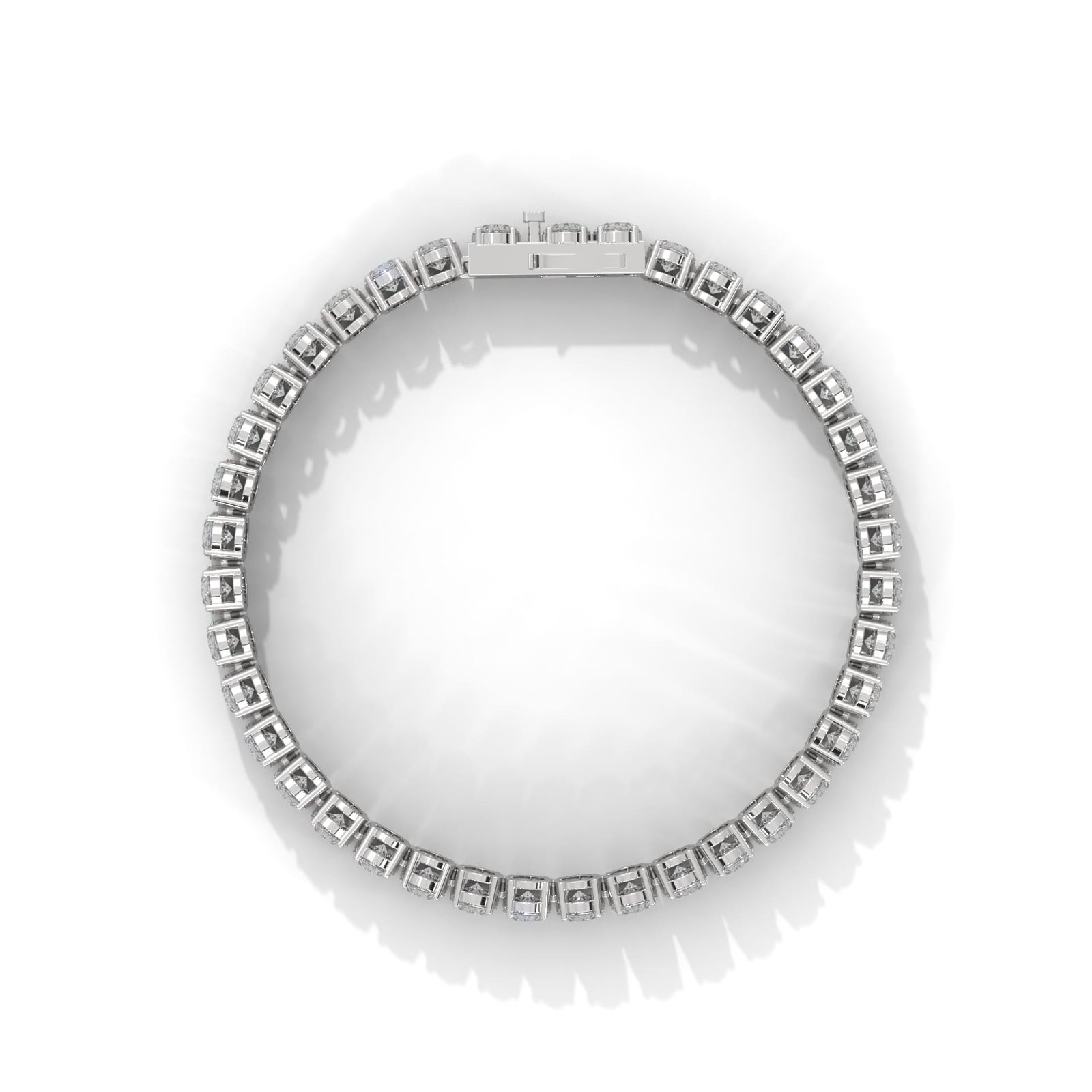 Modern stylish lab grown diamond bracelet designed by Reeva Rare for contemporary women