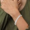 Bridal CVD Diamond Bracelet | Reeva Rare Jewelry Reeva Rare exclusive bridal CVD diamond bracelet handcrafted with fine gold detailing