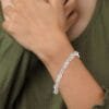 Festive Diamond Bracelet | Reeva Rare Jewelry Store Luxury festive diamond bracelet handcrafted with gold and CVD diamonds by Reeva Rare