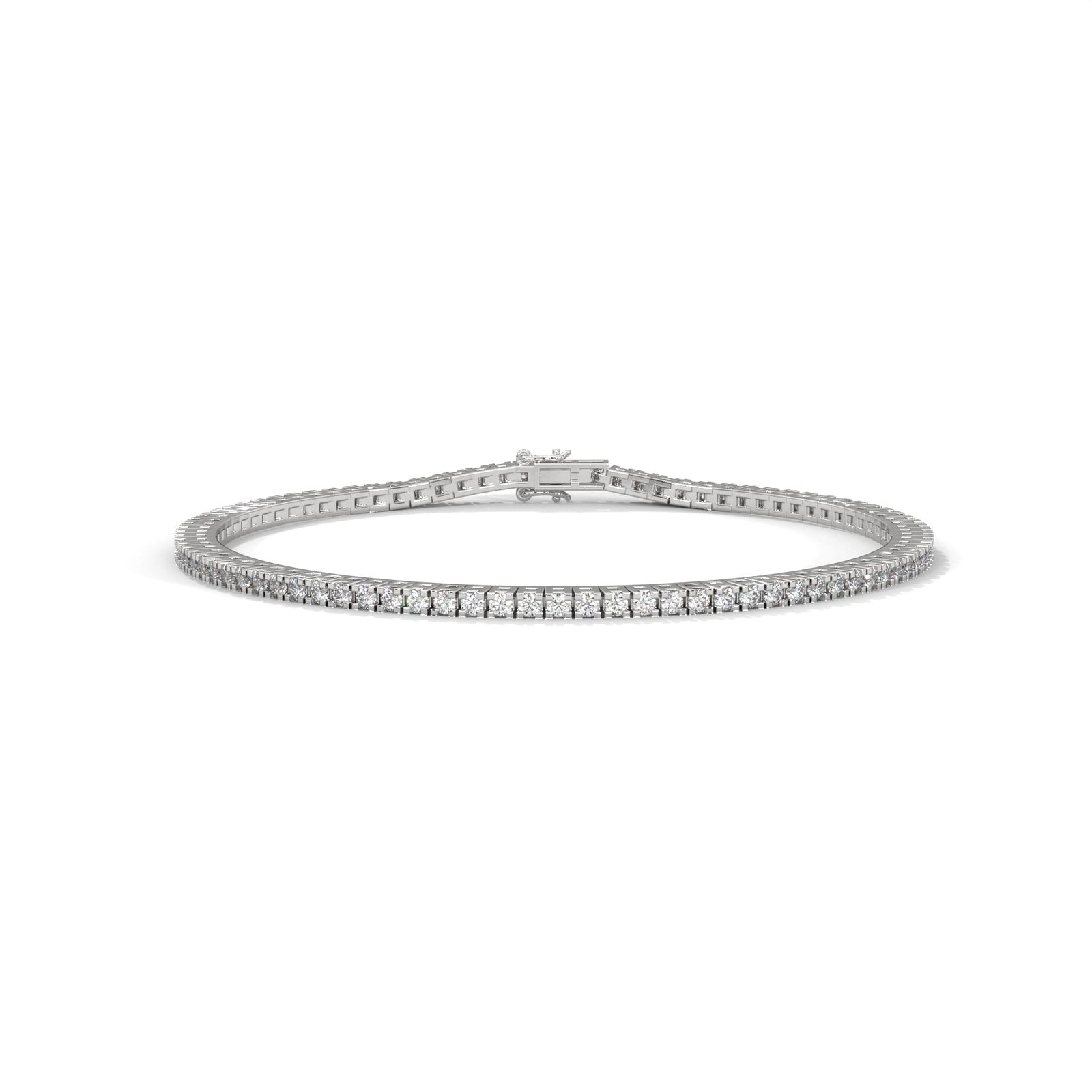 New trending bracelet design by Reeva Rare using CVD diamonds and gold finishing