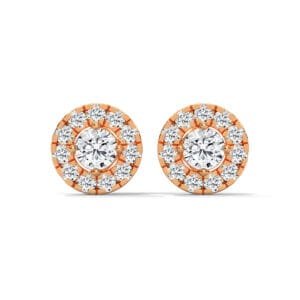 CVD diamond earrings gift in Singapore in premium gold
