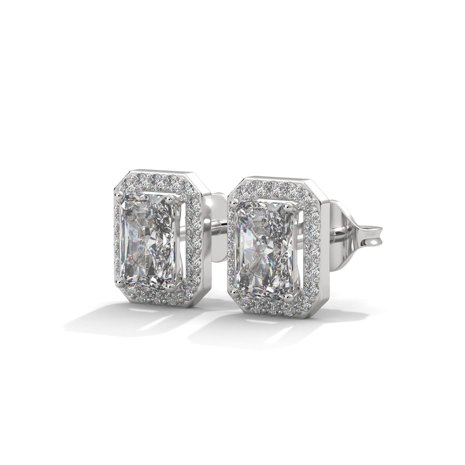 Eco- Lab Grown Diamond Gold Earring –