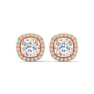 CVD diamond earrings gift in Seoul in premium gold
