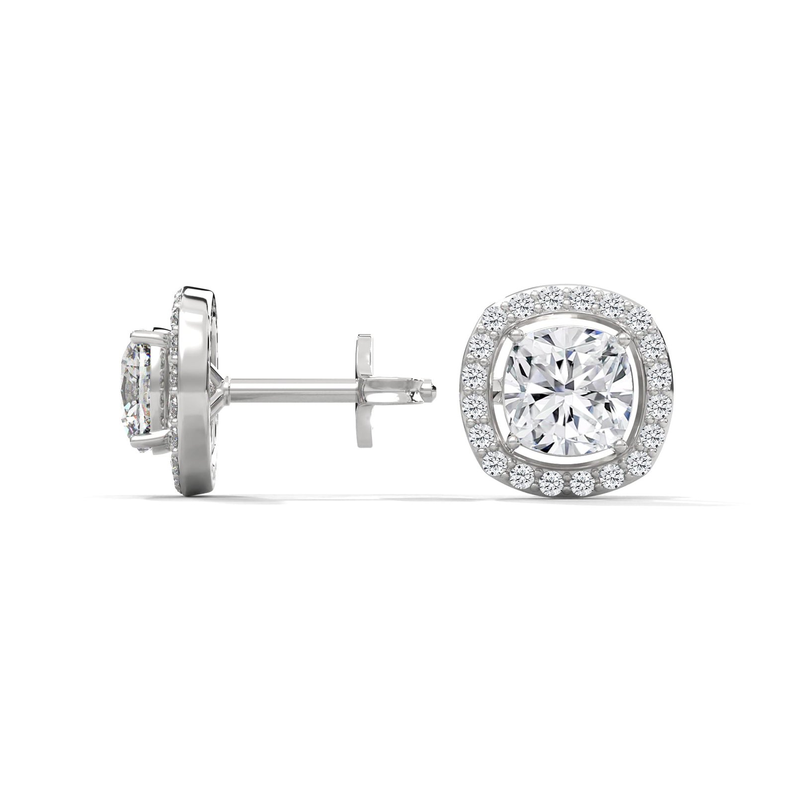 Reeva Rare lab grown diamond gold earring handcrafted luxury jewelry for her