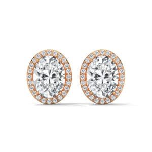 CVD diamond earrings gift in Sydney Australia in premium gold